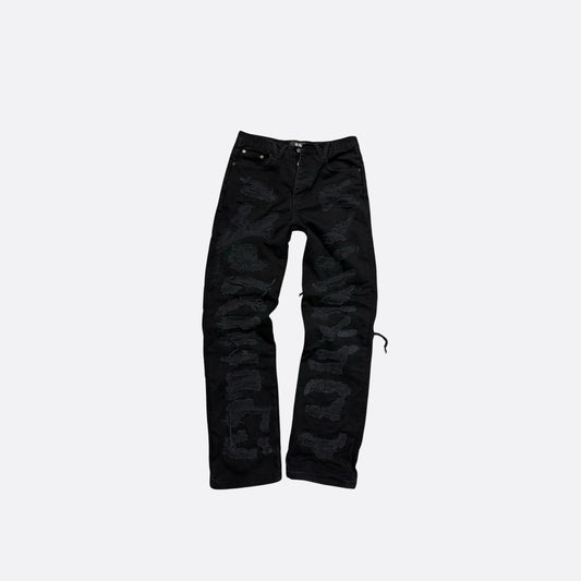 ZigZag Black Denim